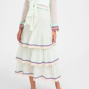 Pitusa Layered Boho Skirt Size II
